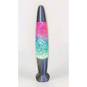 PartyFunLights Color Changing LED Glitter LampNeon Ombre Colorful Silver Works